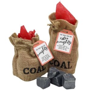 Bags of "Coal" (Charcoal Soap)